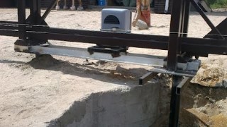 Купить сваи для ворот в Шуя. Заказать ворота на сваях под ключ от 21687 руб